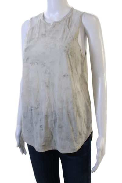 Lululemon Womens Gray Nylon Basic Crew Neck Tank Size 4