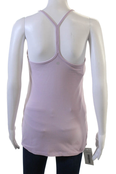 Lululemon Womens Basic Camisole Pink Nylon Round Neck Sleeveless Size 4