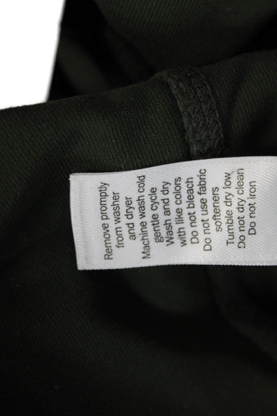 Athleta Women Army Cargo Ankle Leggings Green Supplex Lycra Size S