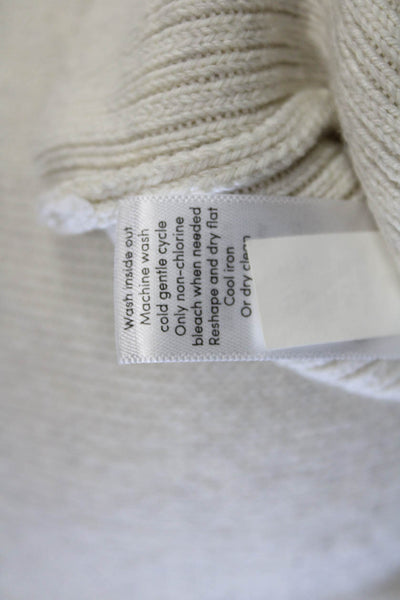 Athleta Women Pullover Hoodie Beige Drawstring Long Sleeve Solid Size S
