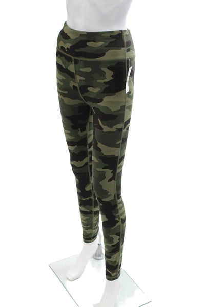 J Crew Women Ankle Jeggings Green Camo Cotton Size S