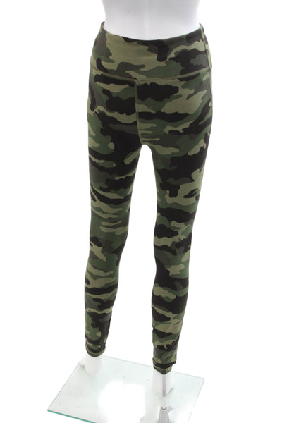 J Crew Women Ankle Jeggings Green Camo Cotton Size S