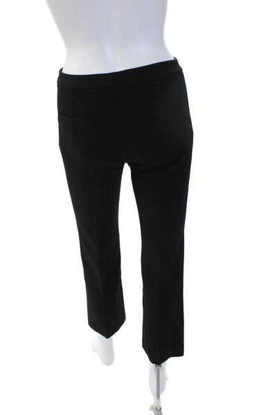 Kobi Halperin Womens Ankle Cropped Dress Pants Black Hook & Eye Size 4