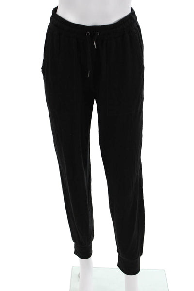 Splendid Womens Jogger Sweatpants Black Drawstring Modal Blend Size XS