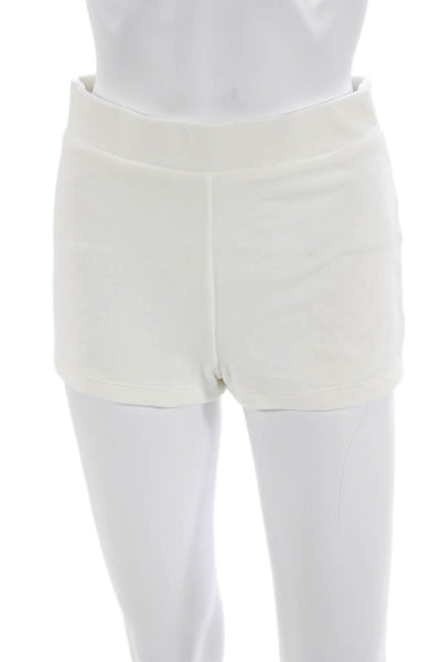 Juicy Couture Women Romper Set White 95% Polyester 5% Spandex Solid Size XS