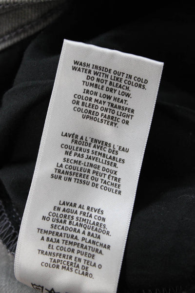 Frame Mens Straight Cropped Gray Jeans Size 34