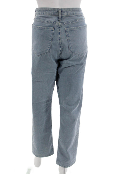 Monfrere Unisex Mom Straight Gray Jeans Button Fly Size 32