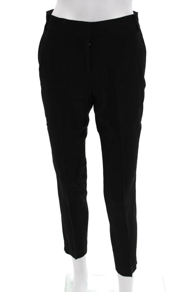 Ramy Brook Womens Ankle Dress Pants Black Button Size 00