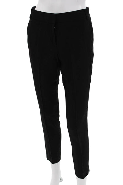 Ramy Brook Womens Ankle Dress Pants Black Button Size 00