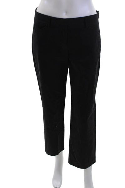 Theory Womens Ankle Cropped Dress Pants Black Size 4