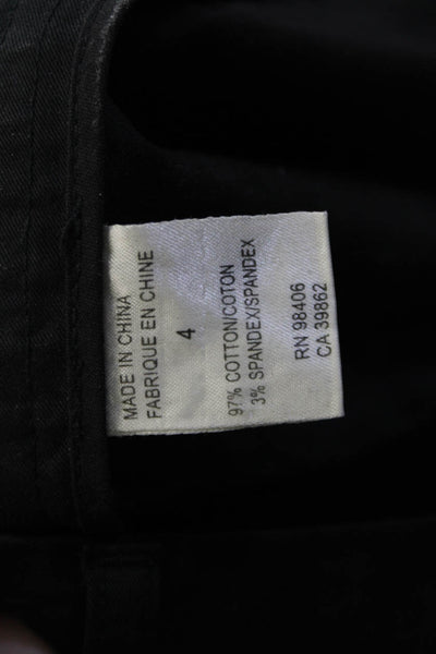 Theory Womens Ankle Cropped Dress Pants Black Size 4
