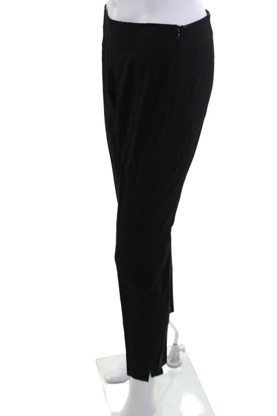 Theory Womens Ankle Dress Pants Black Viscose Elastane Zip Size 4