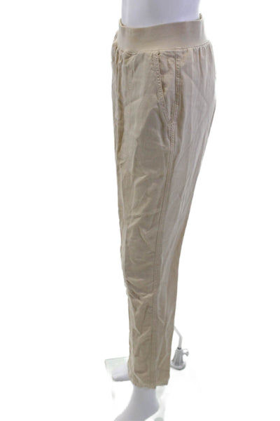 Faherty Womens Jogger Pants Beige Linen Blend Size XS