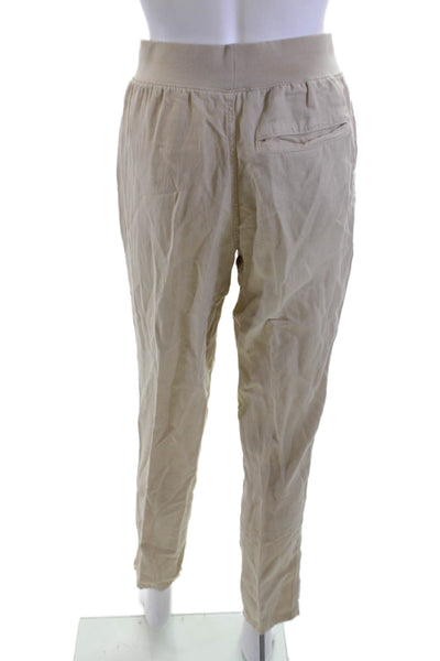 Faherty Womens Jogger Pants Beige Linen Blend Size XS