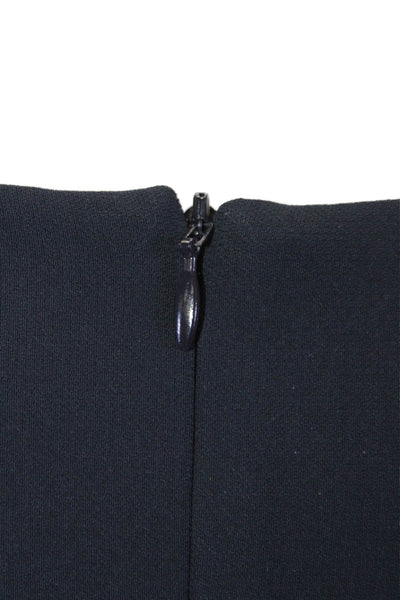 Emporio Armani Womens Black Basic Sleeveless Tank Round Neck Polyester Size S