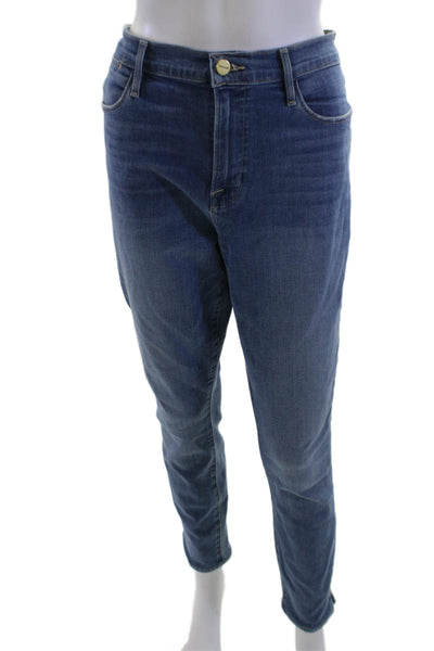 Frame Womens Ankle Mom Jeans Blue High Rise Size 32