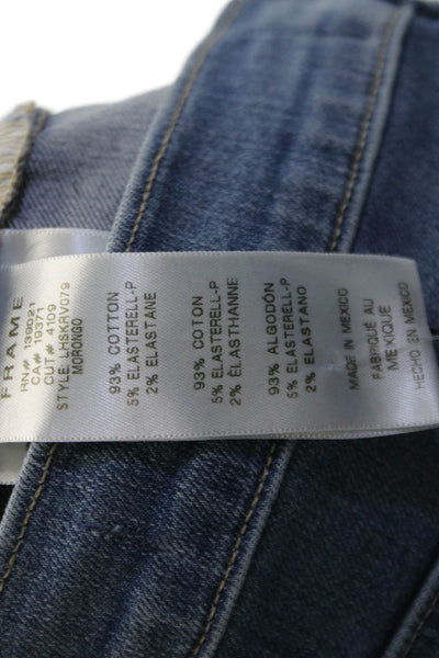 Frame Womens Ankle Mom Jeans Blue High Rise Size 32