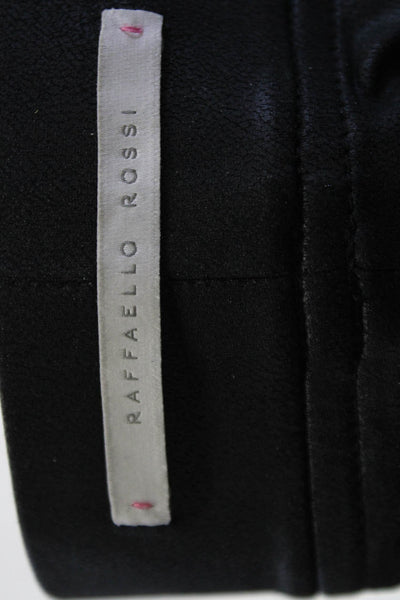 Raffaello Rossi Women Jogger Harem Pants Black Drawstring Biker Size S