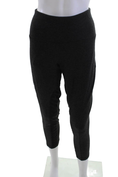Lysse Womens Ankle Cropped Leggings Dark Gray Solid Size L