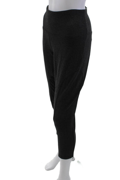 Lysse Womens Ankle Cropped Leggings Dark Gray Solid Size L