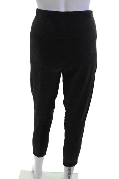 Lysse Womens Ankle Cropped Leggings Dark Gray Solid Size L