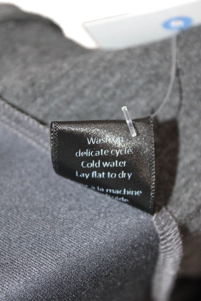 Malibu Road Women V-Neck Basic Camisole Dark Gray Modal Spandex Size 1