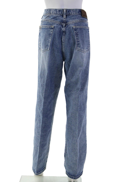 DKNY Jeans Unisex Straight Blue High Rise Jeans Size 12