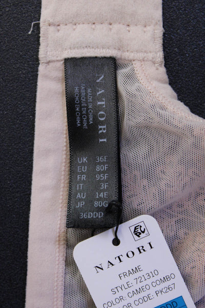 Natori Womens Under Wire Frame Bra Pink Size 36 DDD