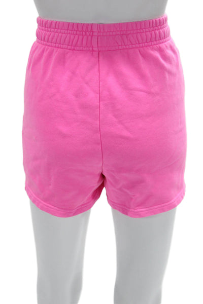 Vineyard Vines Unisex Sweat Shorts Pink Cotton Solid Beach Size S