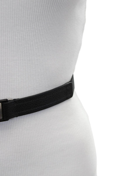Gavazzeni Italy Womens Embellished Elastic Strap On Eva Belt Red Black Sz 80