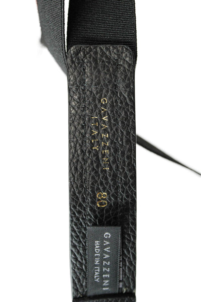 Gavazzeni Italy Womens Embellished Elastic Strap On Eva Belt Red Black Sz 80