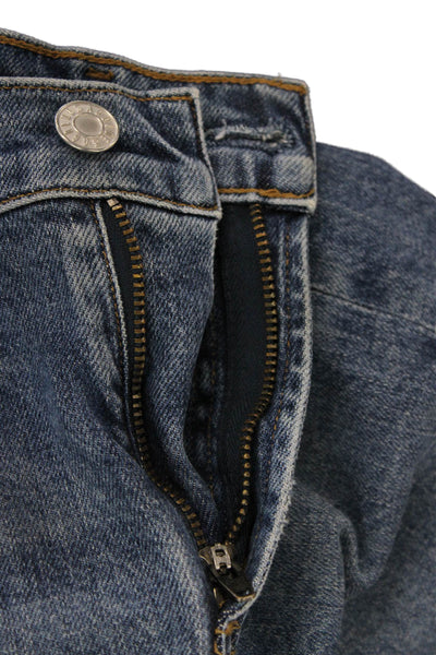 Agolde Womens Ankle Skinny Jeans Blue Mid Rise Size 24