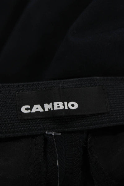 Cambio Womens Dark Blue Cropped Ankle Pants Size 12