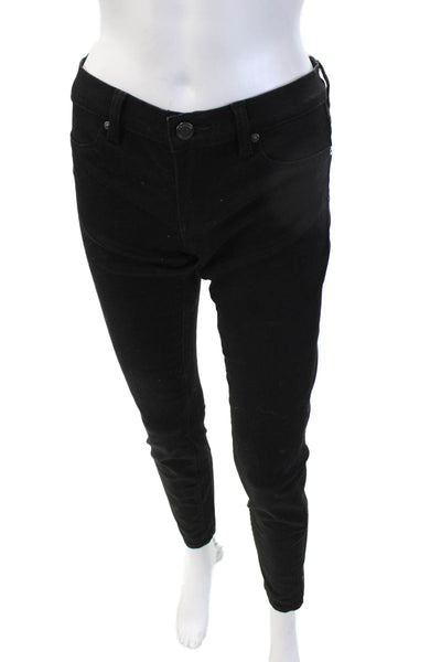 Blank NYC Womens High Rise Ankle Jeggings Black Denim Size 27