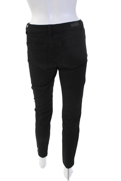 Blank NYC Womens High Rise Ankle Jeggings Black Denim Size 27