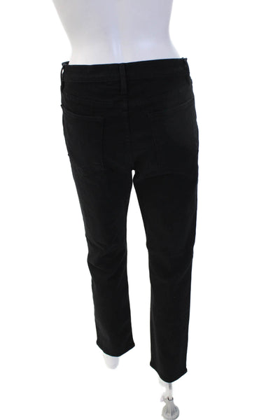Frame Women Ankle Cropped Black Pants Size 30