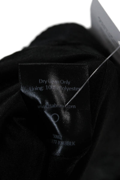 R+A Unisex Pullover Sweater Black Cashmere Silk Modal Size XS