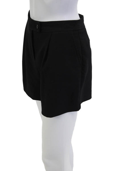Toccin Unisex Black Solid Polyester Blend Button Shorts Size 2