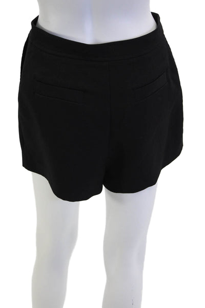 Toccin Unisex Black Solid Polyester Blend Button Shorts Size 2