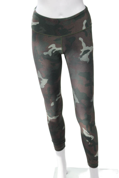 With Womens Ankle Jeggings Black Camo Nylon Blend Army Size S