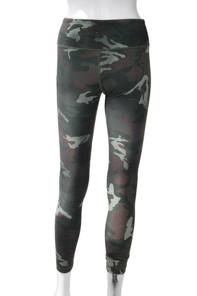 With Womens Ankle Jeggings Black Camo Nylon Blend Army Size S