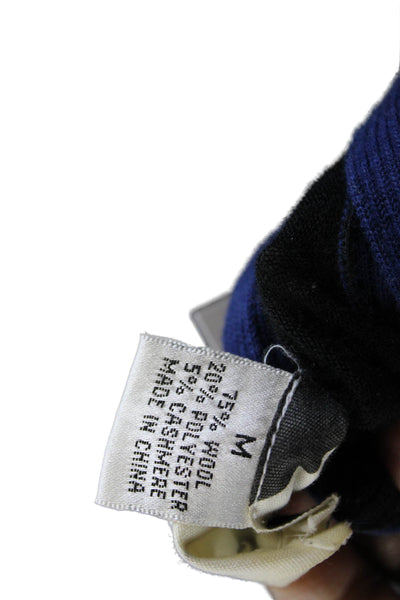 Barneys New York Womens Black V Neck Cardigan 3/4 Sleeve Wool Cashmere Size S