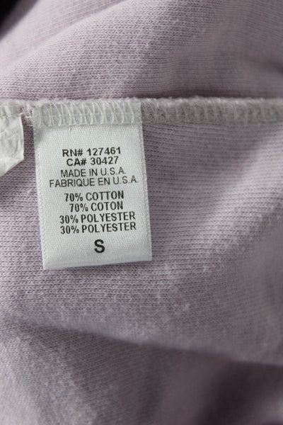 Wildfox Womens Pullover Beige Mock Neck Zip 90s Size S
