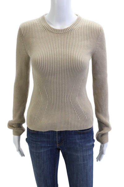 Nation LTD Women Pullover Striped Pima Cotton Sweater Size XS