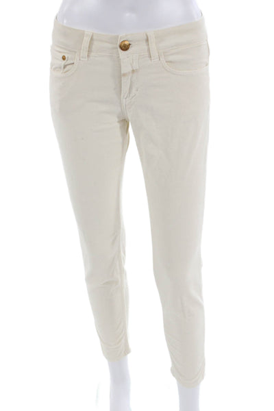 Closed Womens Ankle Cropped Beige Pants Size 24
