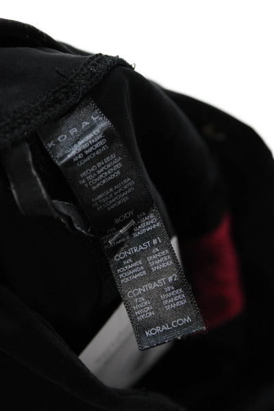 Koral Womens Black Striped Ankle Jegging Size S