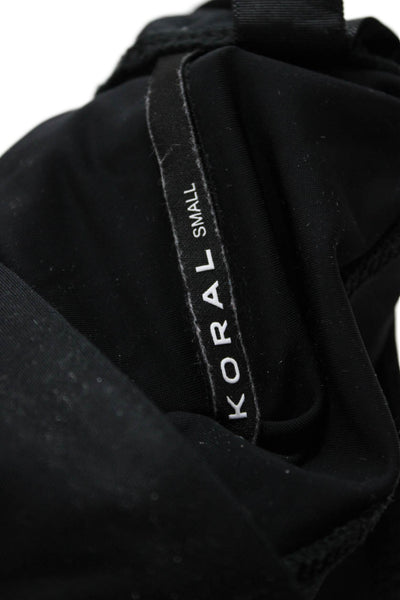 Koral Womens Black Striped Ankle Jegging Size S