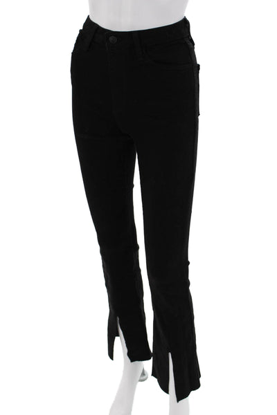 Just Black Denim Women Cropped High Rise Jegging Black Size 25