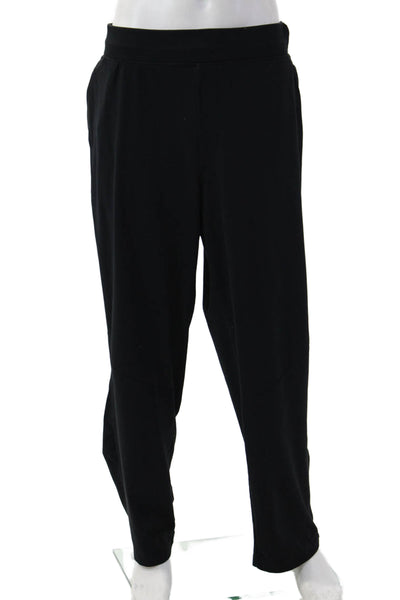 Under Armour Mens Black Sweatpants Zip Polyester Inseam 31 Size 2XL