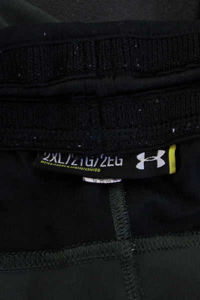 Under Armour Mens Cargo Windbreaker Pants Green Size 2XL